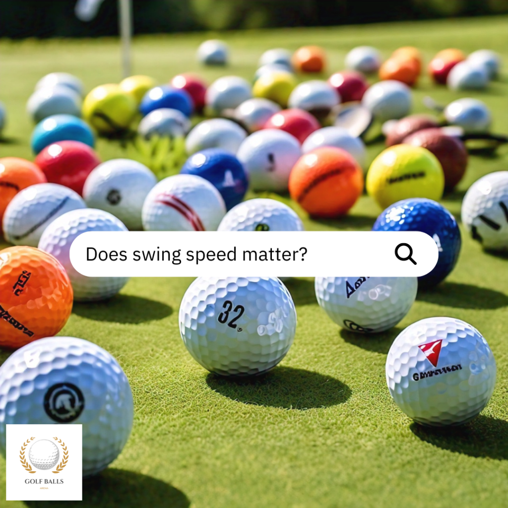 Does swing speed matter when choosing a golf ball?